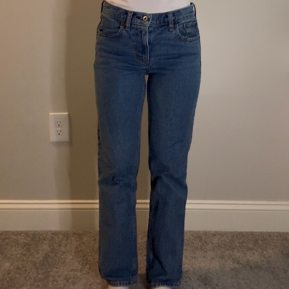 Abercrombie 90s mid rise straight jeans